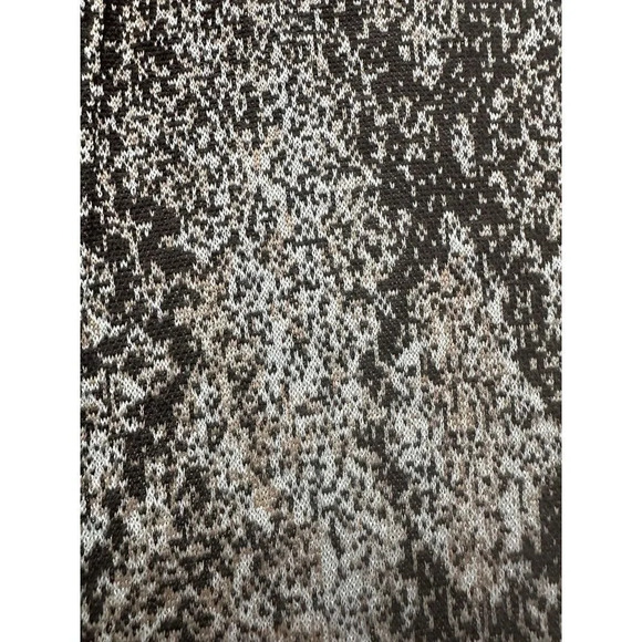 Chicos Size 1 Wool Blend Cardigan Sweater Browns Open - Picture 3 of 6